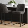 DARIO-26'' COUNTER STOOL-CHARCOAL