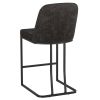 DARIO-26'' COUNTER STOOL-CHARCOAL