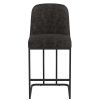 DARIO-26'' COUNTER STOOL-CHARCOAL