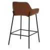 BAILY-26'' COUNTER STOOL-SADDLE PU