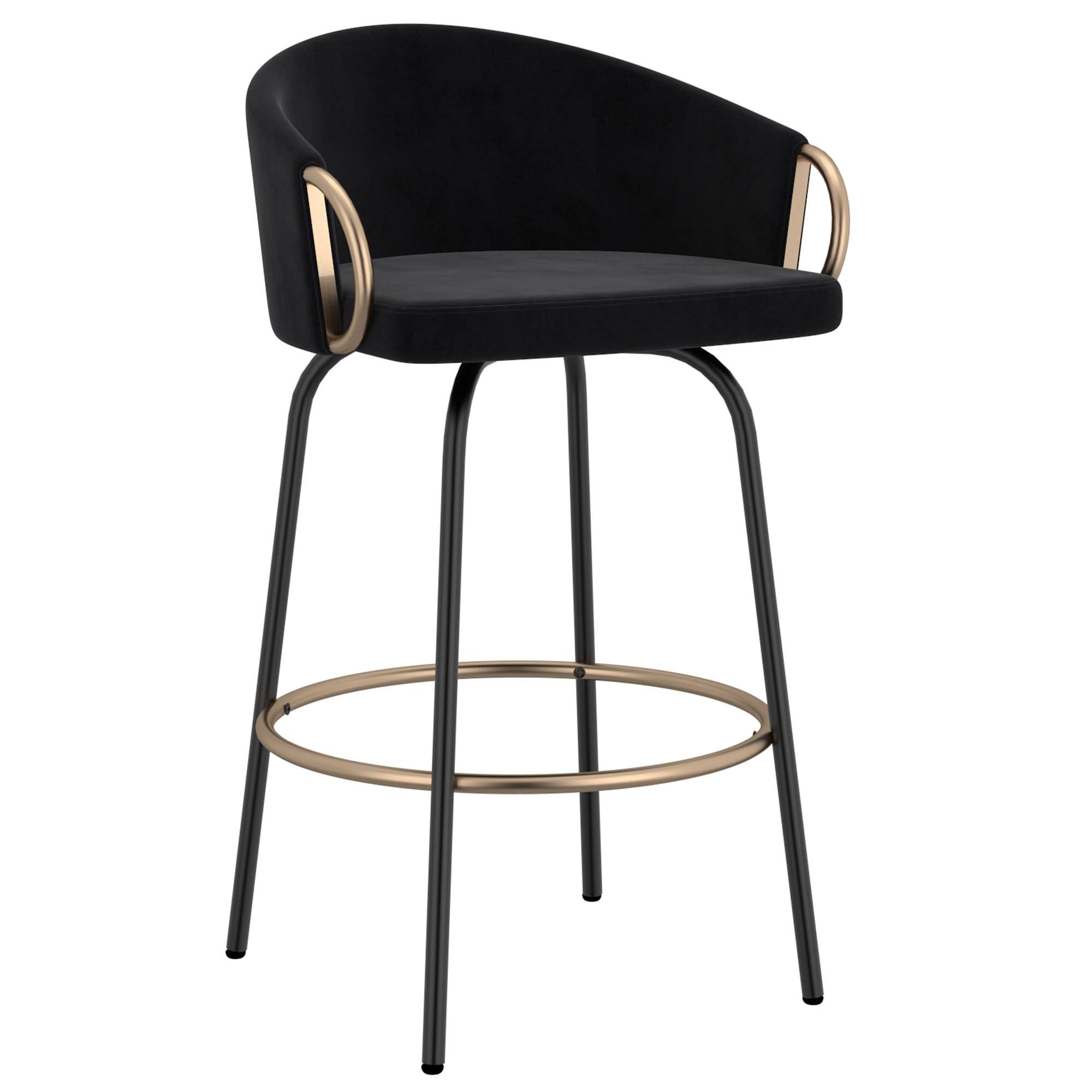 LAVO-26'' COUNTER STOOL-BLACK