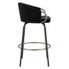 LAVO-26'' COUNTER STOOL-BLACK