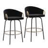 LAVO-26'' COUNTER STOOL-BLACK