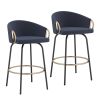 LAVO-26'' COUNTER STOOL-BLUE