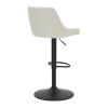 Kron-Air Lift Stool-Beige Fabric