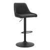 KRON-AIR LIFT STOOL PU-BLACK