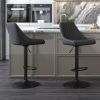 KRON-AIR LIFT STOOL PU-BLACK