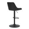KRON-AIR LIFT STOOL PU-BLACK