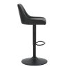 KRON-AIR LIFT STOOL PU-BLACK