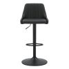 KRON-AIR LIFT STOOL PU-BLACK