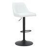 KRON-AIR LIFT STOOL PU-WHITE