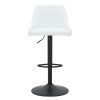 KRON-AIR LIFT STOOL PU-WHITE