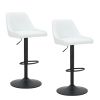 KRON-AIR LIFT STOOL PU-WHITE