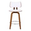 ZUNI-26' COUNTER STOOL PU-WHITE
