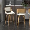HUDSON-26' COUNTER STOOL-BEIGE FABRIC