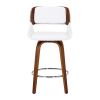 HUDSON-26' COUNTER STOOL PU-WHITE