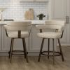 OBERON-26" COUNTER STOOL-IVORY
