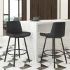 FERN-26'' COUNTER STOOL PU-CHARCOAL