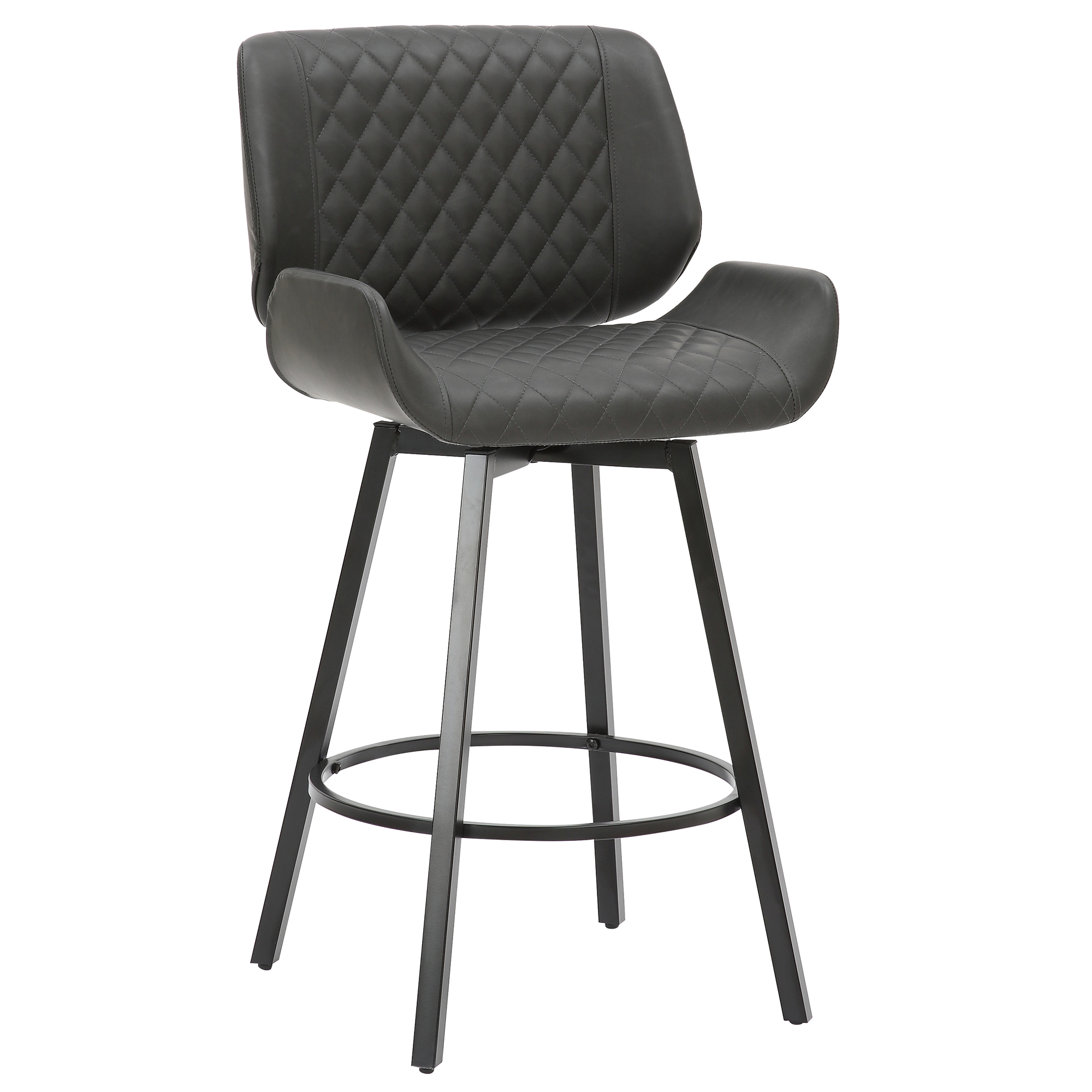 Fraser-26'' Counter Stool Pu-Charcoal