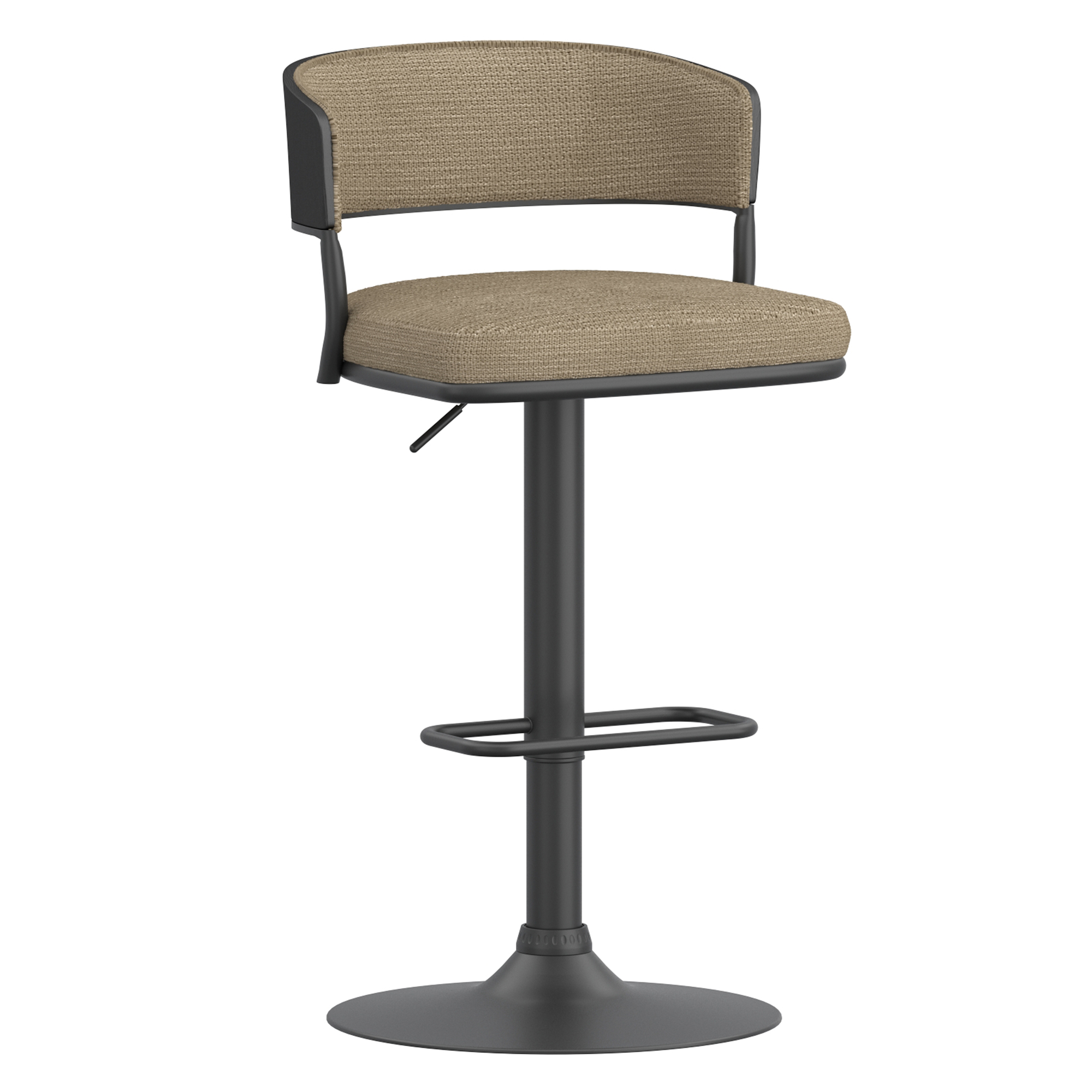 KAZAN-AIR LIFT STOOL-DARK BEIGE