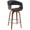 Holt-26" Counter Stool-Fabric Charcoal