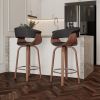 Holt-26" Counter Stool-Fabric Charcoal