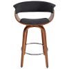 Holt-26" Counter Stool-Fabric Charcoal