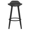 TREX-26" COUNTER STOOL-BLACK