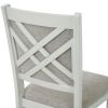 SAMUEL-5PC DINING SET-WHITEWASH