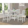 SAMUEL-5PC PUB SET-WHITEWASH