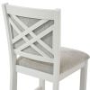 SAMUEL-5PC PUB SET-WHITEWASH