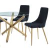 Carmilla Dining 5Pc Set-Chair Black