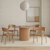 TOVAS RND NAT_ELIAS NAT-5PC DINING SET