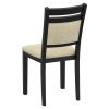 CONRAD-3PC DINING SET-BLACK