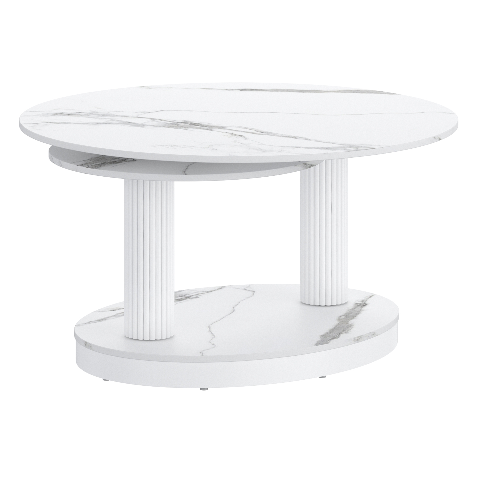 ELARA-COFFEE TABLE-WHITE
