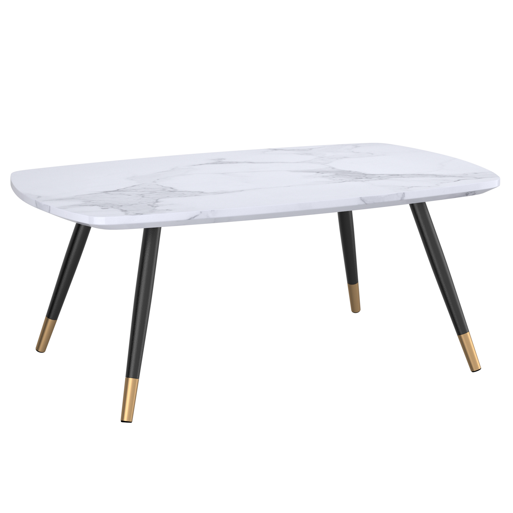 Emery-Rect. Coffee Table-White