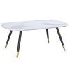 Emery-Rect. Coffee Table-White