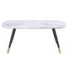 Emery-Rect. Coffee Table-White