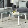 ZEVON-COFFEE TABLE-SILVER