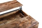 OJAS-LIFT-TOP COFFEE TABLE-NATURAL BURNT