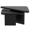 DRACO-2PC COFFEE TABLE-BLACK