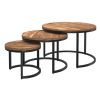 DARSH-3PC COFFEE TABLE-NATURAL