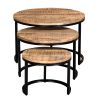 DARSH-3PC COFFEE TABLE-NATURAL