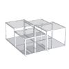 Casini-4Pc Multi Tier Table-Silver