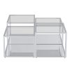 Casini-4Pc Multi Tier Table-Silver