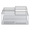 Casini-4Pc Multi Tier Table-Silver