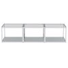 CASINI-3PC COFFEE TABLE SMALL-SILVER