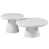 GALIO-2PC COFFEE TABLE SET-WHITE