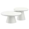 GALIO-2PC COFFEE TABLE SET-WHITE