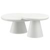 GALIO-2PC COFFEE TABLE SET-WHITE